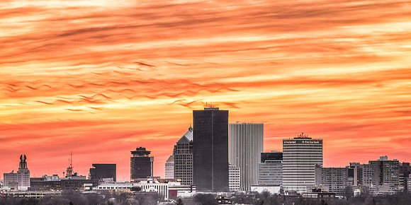 20180423-JAH08930: ROC skyline with some bird-looking clouds on the left (2x1 size)