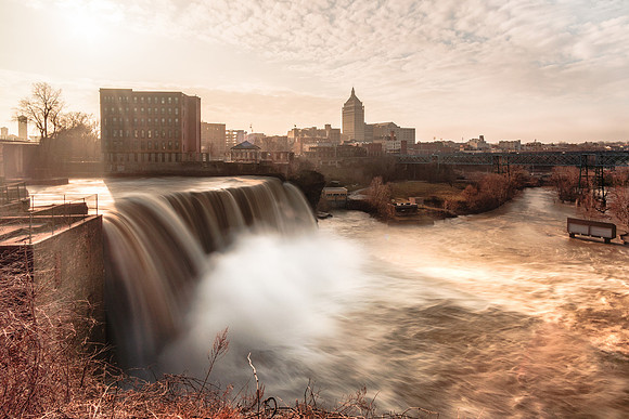 20170121-JAH00045: Not quite Niagara Falls, but the Genesee River delivers!