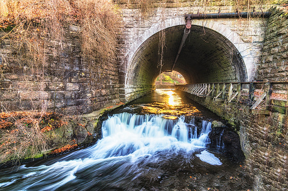 20151205-DSC9167: One of the first images I took of the infamous tunnel at Corbett's Glen.
