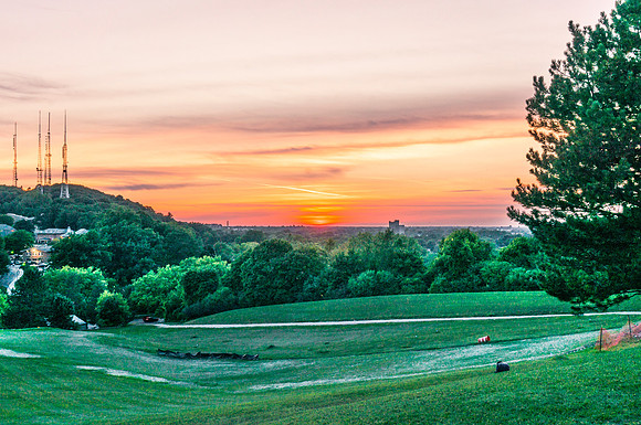 20140919-DSC5781: The radio towers of Pinnacle Hill get to see some cool sunsets!