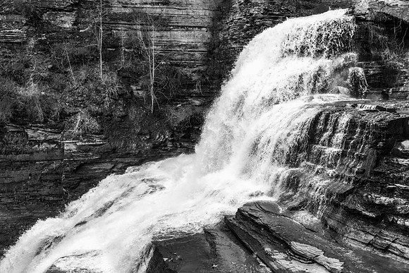 20170423-JAH02695: The initial drop of Lucifer Falls, Robert Treman State Park NY.