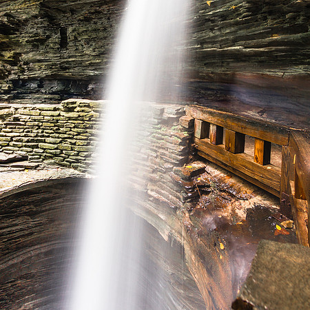 20161008-DSC3688: Watkins Glen's Cascade Cavern in NY. (Square image)