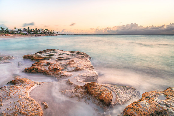 20180224-JAH08314: Another sunset in the books at Pelican Beach, Turks & Caicos Islands.