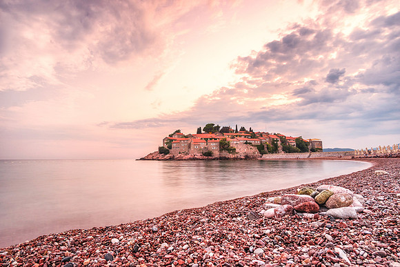 20180726-JAH01053: The exclusive island of Sveti Stefan, Montenegro.