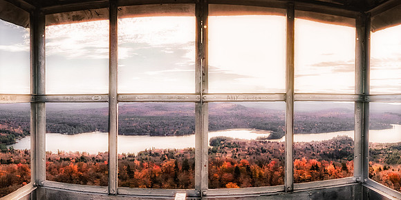 20171022-JAH07388: Rondaxe fire observation tower, Bald Mountain, Old Forge NY.