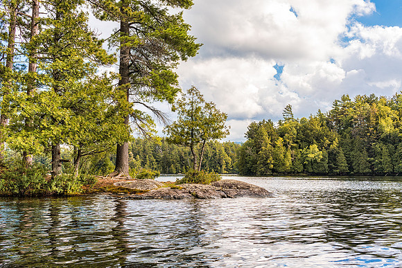 20170727-JAH05094: Weaving through the island on Lower Saranac Lake, Adirondacks NY.