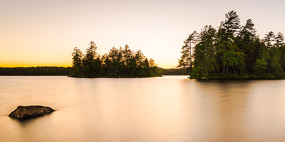 20170621-JAH03662: Sunset over Sacandaga Lake @ Moffitt Beach in Speculator NY (2x1 image size)