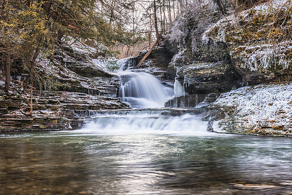 20181205-JAH05763: Old Mill Falls at Robert Treman State Park NY.