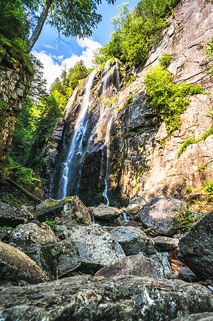 20140809-DSC2745: Rainbow Falls near Lower Ausable Lake in Keene Valley, Adirondacks NY.