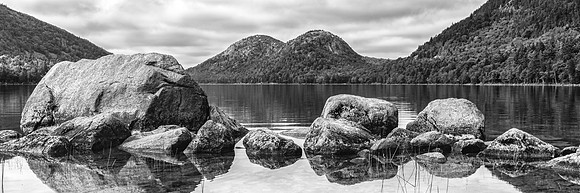 20170819-JAH05603: Jordan Pond in Acadia National Park, Maine (3x1 image size)