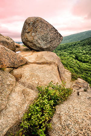 20170819-JAH05674: Bubble Rock in Acadia National Park, Maine