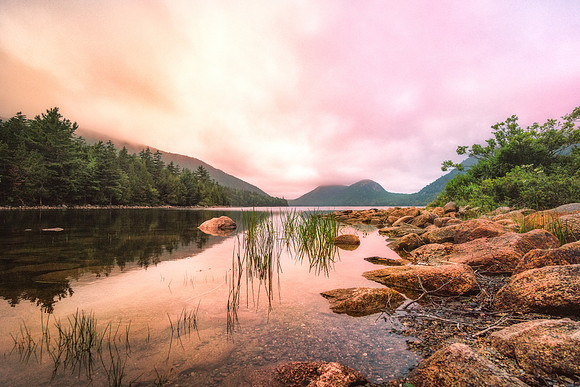 20170819-JAH05719: Jordan Pond in Acadia National Park, Maine