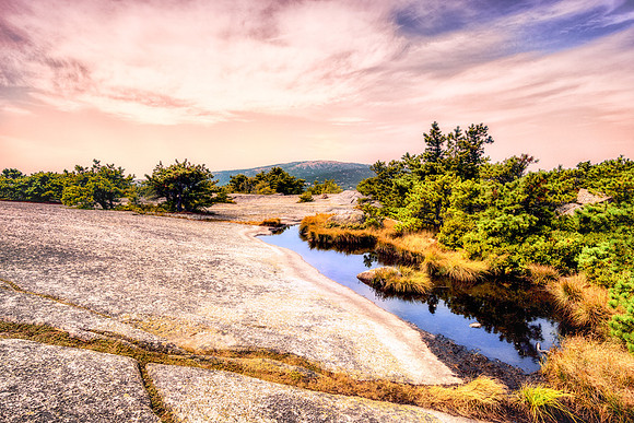 20170821-JAH06033: Champlain Mountain in Acadia National Park, Maine.