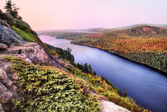 20170821-JAH06179: Echo Lake in Acadia National Park, Maine.