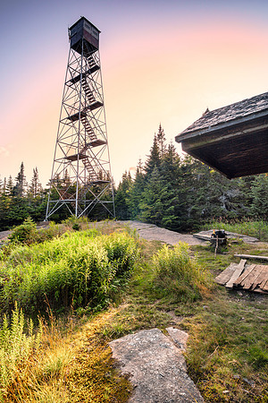 20170826-JAH07016: Pillsbury Mountain fire tower near Lake Pleasant, Adirondacks NY.