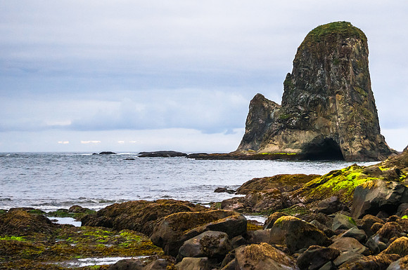 20160624-DSC1600: Sea Stack at Rialto Beach, Olympic National Park, Washington.