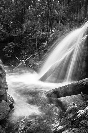 20160626-DSC2367: Hidden waterfall off the Sol Duc trail in Olympic National Park, Washington.