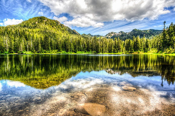 20160626-DSC2384: Deer Lake in Olympic National Park, Washington.