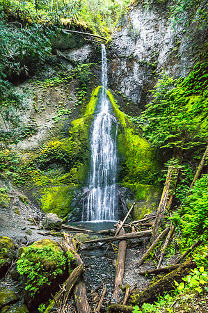 20160626-DSC2445: Marymere Falls near Lake Crescent, Olympic Peninsula Washington.