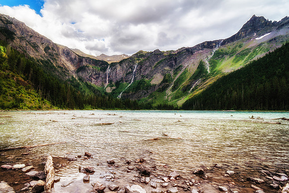 20140830-DSC3693:  Avalanche Lake in Glacier National Park, Montana.