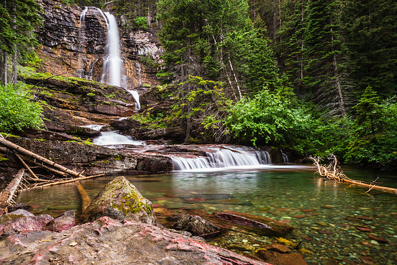 20140901-DSC4285: Virginia Falls in Glacier National Park, Montana.