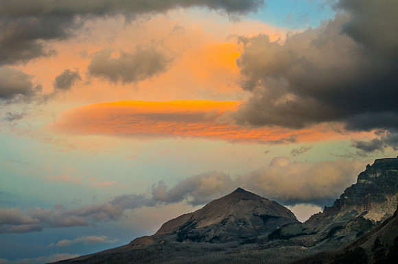 20140901-DSC4729: Sunset falls over Glacier National Park, Montana.