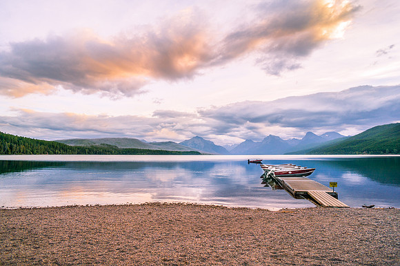 20140830-DSC3350: Lake McDonald at Apgar Village, Glacier National Park, Montana.
