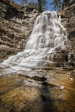 20190320-JAH06627: Emilie Jonas Falls in Lansing, NY near Cayuga Lake.