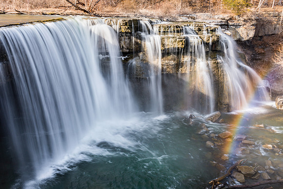 20190320-JAH06692: Salmon Creek Falls in Ludlowville, New York.