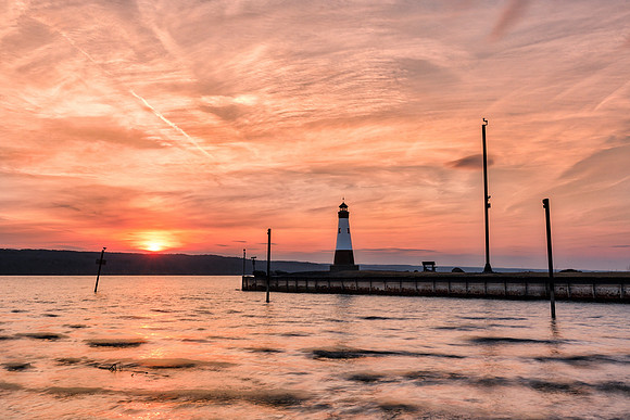 20190320-JAH06733: Lighthouse at Myers Point in Lansing, New York.