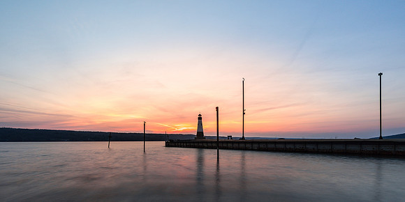 20190320-JAH06800: Lighthouse at Myers Point in Lansing, New York.