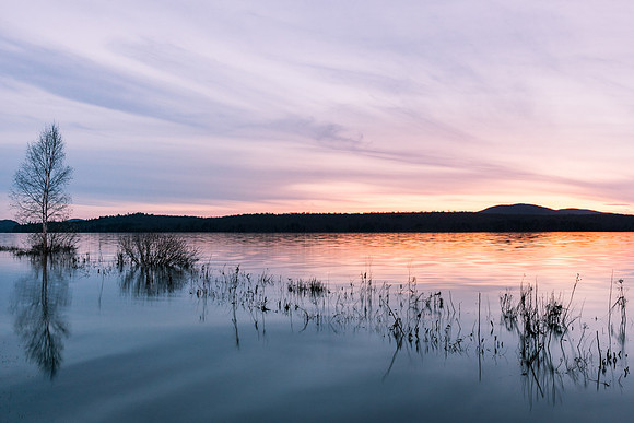 20190430-JAH07266: Spring flooding at the Municipal Park in Tupper Lake NY, Adirondacks.