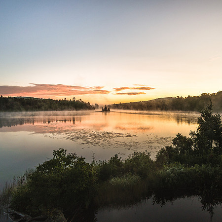 20190830-JAH09254: Sunrise near Indian Lake, Adirondacks New York.