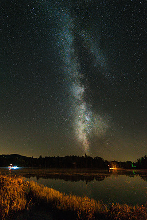 20190829-JAH09243: Milky Way over Abanakee Lake in Indian Lake, Adirondacks NY.