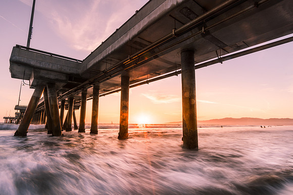 20190913-JAH09692: Fishing Pier at Venice Beach, Los Angeles California.