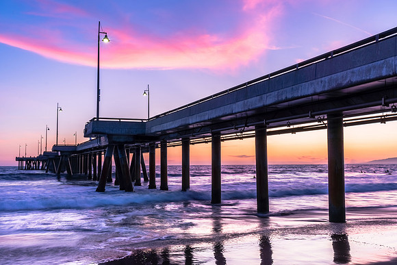 20190913-JAH09771: Venice Beach fishing pier in Los Angeles, California.
