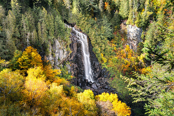 JAH00823: OK Slip Falls in Indian Lake, Adirondacks New York.