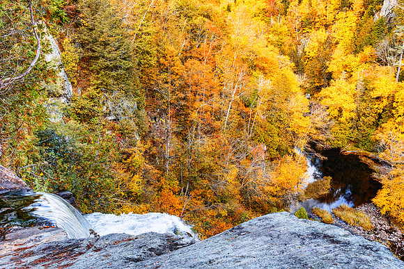 JAH00870: OK Slip Falls in Indian Lake, Adirondacks New York.