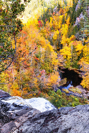JAH00872: OK Slip Falls in Indian Lake, Adirondacks New York.