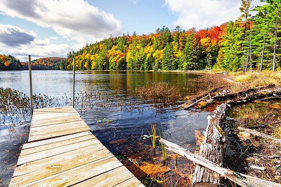 JAH00918: OK Slip Pond in Indian Lake, Adirondacks New York.