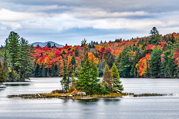 20191004-JAH00964:  Lake Abanakee in the town of Indian Lake, Adirondacks New York.