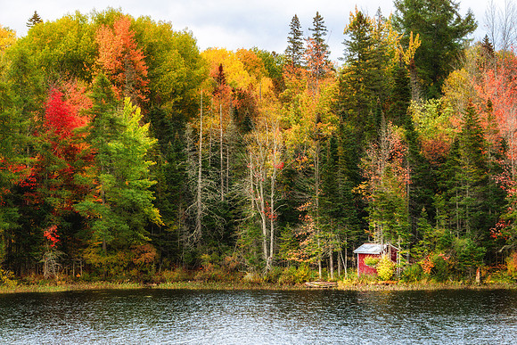 20191004-JAH00998:  Lake Abanakee in the town of Indian Lake, Adirondacks New York.