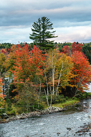 20191004-JAH01045: Indian Lake Dam between Lake Abanakee and Indian Lake, NY.