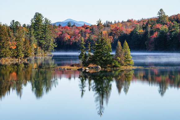 20191008-JAH01405: Lake Abanakee in the quaint town of Indian Lake NY.