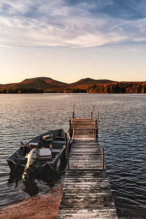 20191008-JAH02228: Curry's Cottages in Blue Mountain Lake, Adirondacks NY.