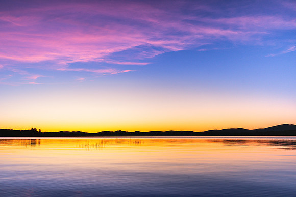 20191008-JAH02320: Raquette Lake sunset from the Golden Beach campground in upstate New York.