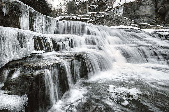 20200217-JAH03585: Winter time at Robert Treman State Park, NY.