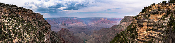20200821-JAH08035-Pano: Bright Angel Trail, Grand Canyon Arizona.