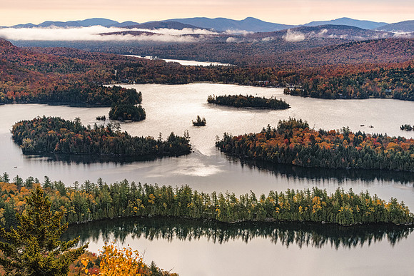 20201004-JAH09899: Blue Mtn Lake shot from Castle Rock.