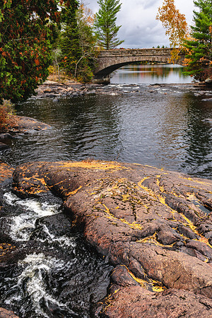 20201003-JAH09651: The Bog River empties into Tupper Lake.